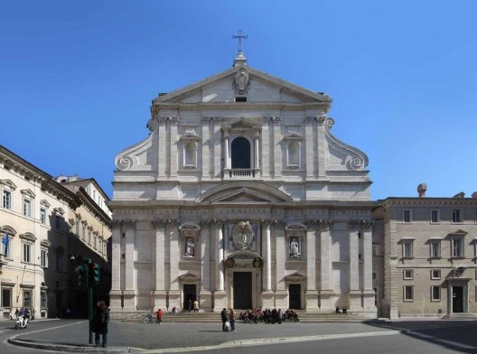 Igreja de Gesù, fachada, Roma, arquiteto Giacomo Della Porta