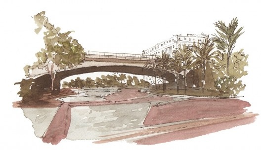 Viaduto do Chá, Vale do Anhangabaú