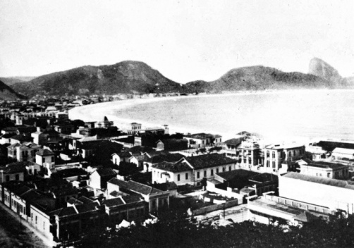 Copacabana em direção ao Leme, 1915