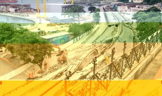 Giselle Beiguelman, “Já é ontem?”, construção do Porto Maravilha