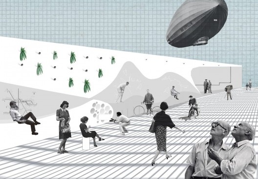 Na beira da muralha de Muur, autoria de Aline de Camargo Barros