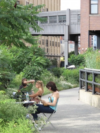 James Corner Field Operations e Diller Scofidio + Renfro. High Line. Vistas do passeio, Chelsea