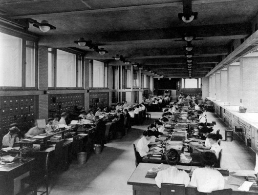 Edifício Larkin, Buffalo, Nova York, EUA, 1905. Arquiteto Frank Lloyd Wright