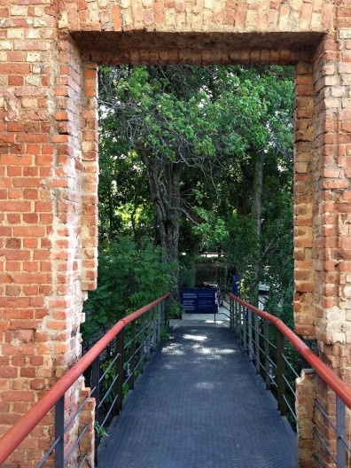 Parque das Ruínas, Passarela de ligação entre Ruína e Museu Chácara do Céu