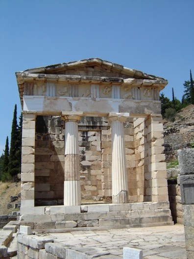 Tesouro de Atenas em Delfos, Grécia, c.500-485 a.C.