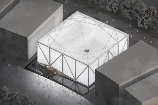 Pavilhão do Brasil na Expo Dubai 2020, maquete eletrônica, Dubai, Emirados Árabes Unidos, 2020. Arquitetos José Paulo Gouvêa, Marta Moreira, Martin Benavidez e Milton Braga / Ben-Avid + JPG.ARQ + MMBB Arquitetos