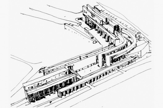 Perspectiva da versão final (Desenho de 1994)