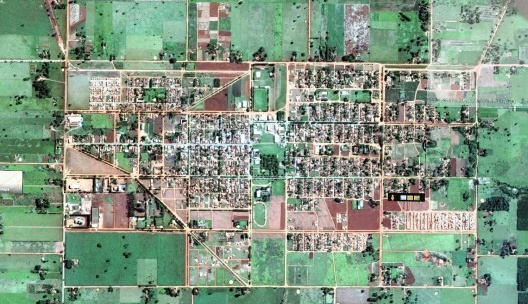 Vista aérea de Angélica MS