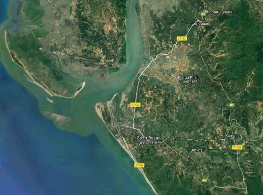 Aerofotogrametria de Cox's Bazar, Bangladesh