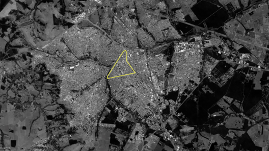 Imagem aérea destacando a região central de Bauru