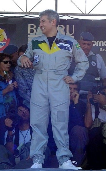 O astronauta brasileiro Marcos Pontes iniciou o seu aprendizado profissional nas oficinas da Rede Ferroviária Federal em Bauru