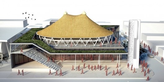 Circo Crescer e Viver, Rio de Janeiro, 2014. Rodrigo Azevedo – AAA Azevedo Agência de Arquitetura / Maxime Baron