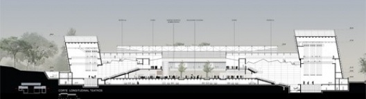 Corte longitudinal teatros