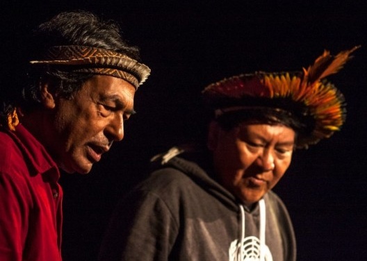 Ailton Krenak e Davi Kopenawa Yanomami