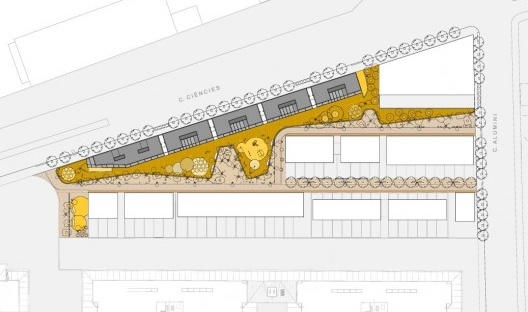 Conjunto Habitacional Fira de Barcelona – L’Hospitalet de Llobregat, implantação, Barcelona 2009