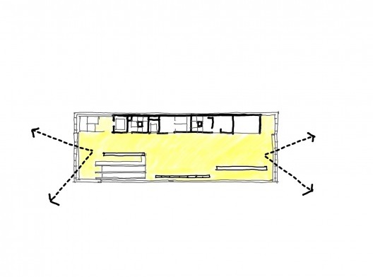 Instituto Moreira Salles – IMS, planta do 5o pavimento, São Paulo, 2017, Andrade Morettin Arquitetos
