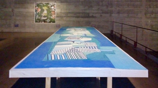 Toalha de mesa, acrílica sobre lona, 1989