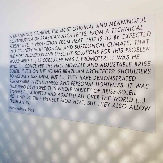 Exposição nacional no Pavilhão do Brasil na Bienal de Arquitetura de Veneza 2014, curadoria de André Correa do Lago