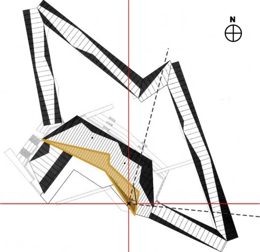 Planta de coberta, Hotel de Larache