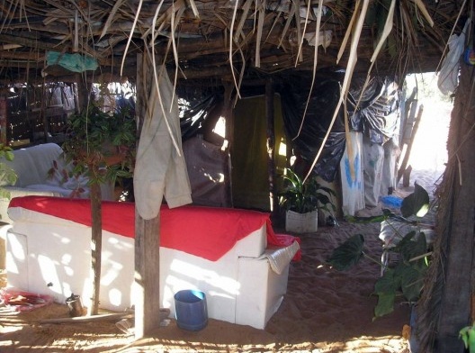 Pilão Arcado, sala de uma casa em aldeia