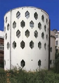 Konstantin Melnikov. Residência do Arquiteto, fundos. Moscou. 1927