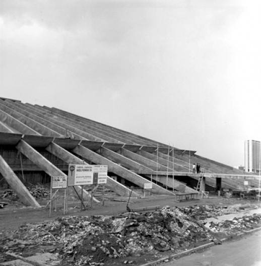 Fachada do Teatro Nacional, 1968