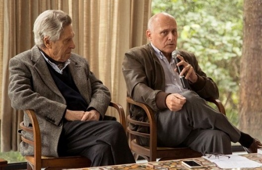 Pedro Paulo de Melo Saraiva e Luis Espallargas Gimenez, debate sobre o livro “Pedro Paulo de Melo Saraiva, arquiteto”, Casa de Vidro / Instituto Bardi, 21 de maio de 2016