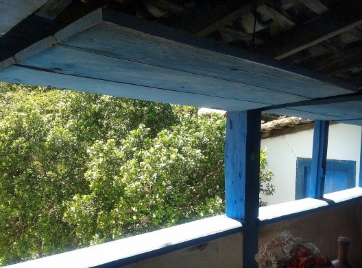 Fazenda Espírito Santo, janela pivotante horizontal da sala de jantar, 1870