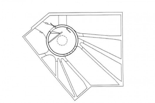Luis García Pardo e Adolfo Sommer Smith, Edifício El Pilar, Montevidéu, 1957. De cima para baixo: Planta do térreo; Planta do subsolo; Planta do apartamento tipo; Planta de cobertura