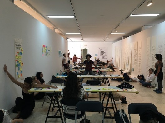 Trienal de Arquitectura de Lisboa 2016, workshop \"The Power of experiment\", galeria Quadrum
