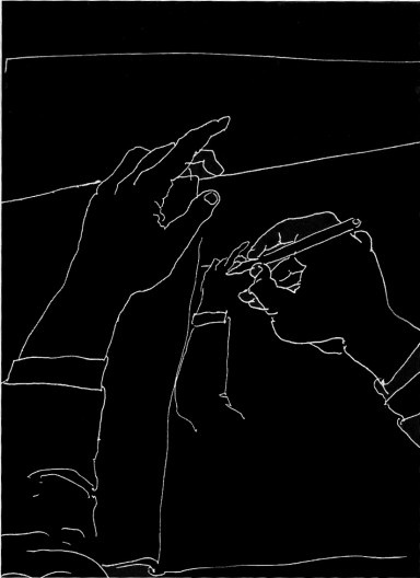 \"A mão tem seus sonhos e suposições\", segundo aponta Gaston Bachelard. Álvaro Siza, o arquiteto desenhando