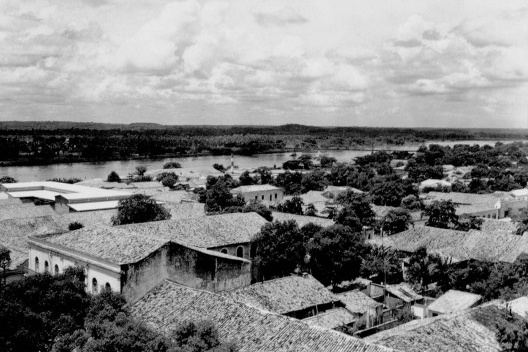 Casario e rio, Teresina PI, 1957