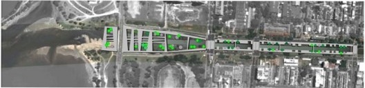 Arroio Dilúvio, Módulos lineares e Praças estratégicas, Maria Isabel Marocco Milanez.