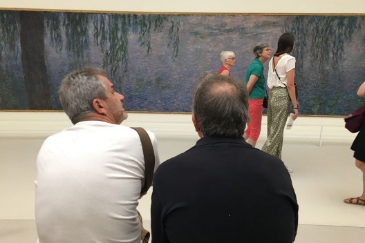 Pierre Fernandez 2 e Sergio Marques no Musée De l´Orangerie, Paris