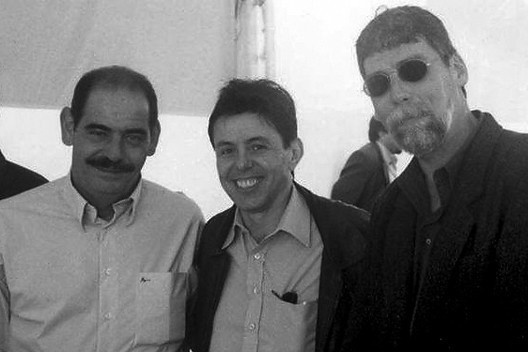 Daniel Amor com Rivellino e Dr. Antenor Maschio, inauguração do CEU Guaianases