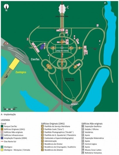 Parque Cientec, implantação, 2022
