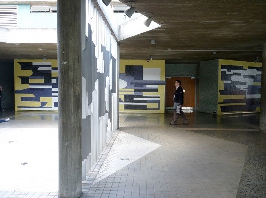 Positivo-Negativo, 1954. Victor Vasarely, no Setor Diretivo e Cultural, Cidade Universitária de Caracas