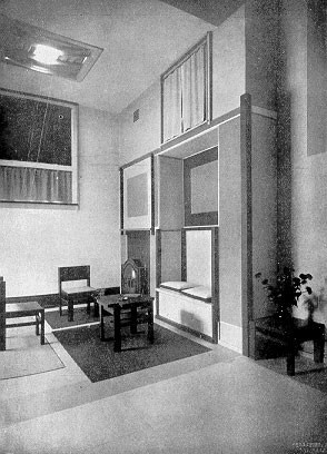 Vilmus Huszár, Atelier em Haia, 1921