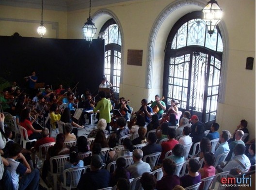 Concerto da Orquestra Juvenil da Escola de Música da UFRJ. Hall da Escola de Música.