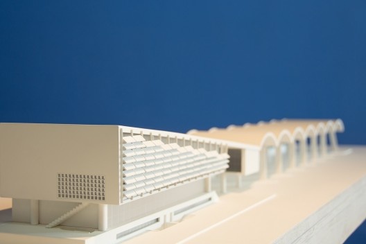 Estação Rodoviária, maquete, Londrina, 1950. Arquitetos Vilanova Artigas e Carlos Cascaldi