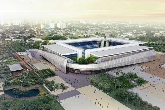 Arena Pantanal, perspectiva, Cuiabá MT. Arquiteto Sergio Coelho