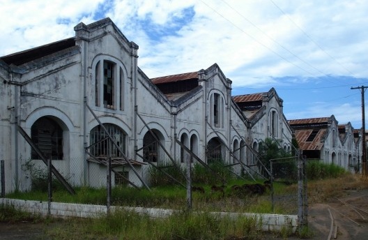 Galpões de regulação de carros, complexo ferroviário, Bauru