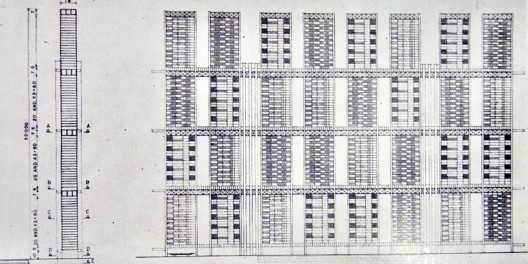 Concurso do Plano Piloto de Brasília, Superbloco, 1957. Arquitetos Rino Levi, Roberto Cerqueira César, Luís Roberto Carvalho Franco e Paulo Fragoso