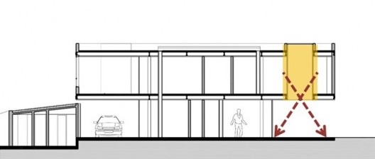 Casa Terraville, espacialização do segundo pavimento, Porto Alegre, Mapa Arquitetos