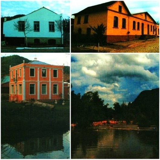 Nova Palma, vista de antigas edificações que integram a paisagem cultural