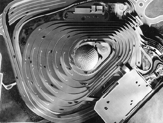 Maquete do Helicoide da Roca Tarpeya. Caracas, 1955-1961