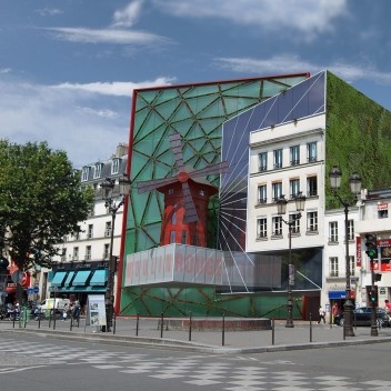 VERT MOULIN ROUGE. Luis De Garrido. 2009. Paris. França