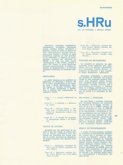 s.HRu, Revista Arquitetura n. 15, 1963