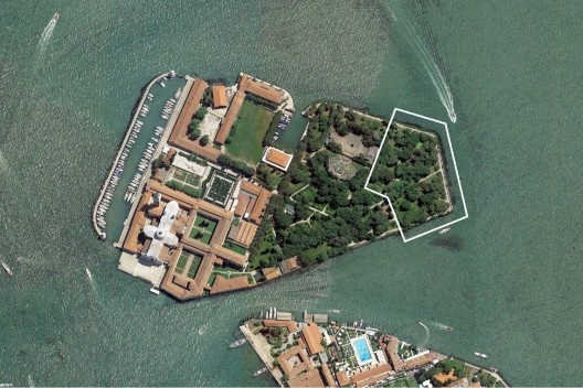 Ilha de San Giorgio Maggiore, Veneza, localização das capelas do Vaticano