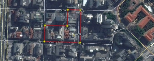 Edifício-sede do IAB/SP, poligonal de entorno, setembro de 2015